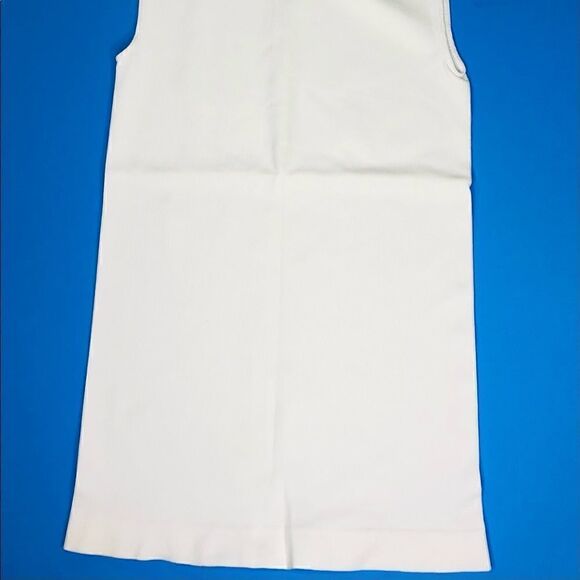 NY&C Eva Mendes Sleeveless Ribbed Fitted Top, White NWT (M) - Picture 3 of 6